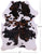 Tricolor Natural Cowhide Rug - Large 6'11"H x 5'1"W