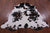 Tricolor Natural Cowhide Rug - Large 6'10"H x 6'4"W