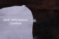 Thumbnail for Tricolor Natural Cowhide Rug - Large 6'7