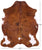 Brindle Brown Natural Cowhide Rug - Large 7'5"H x 6'2"W