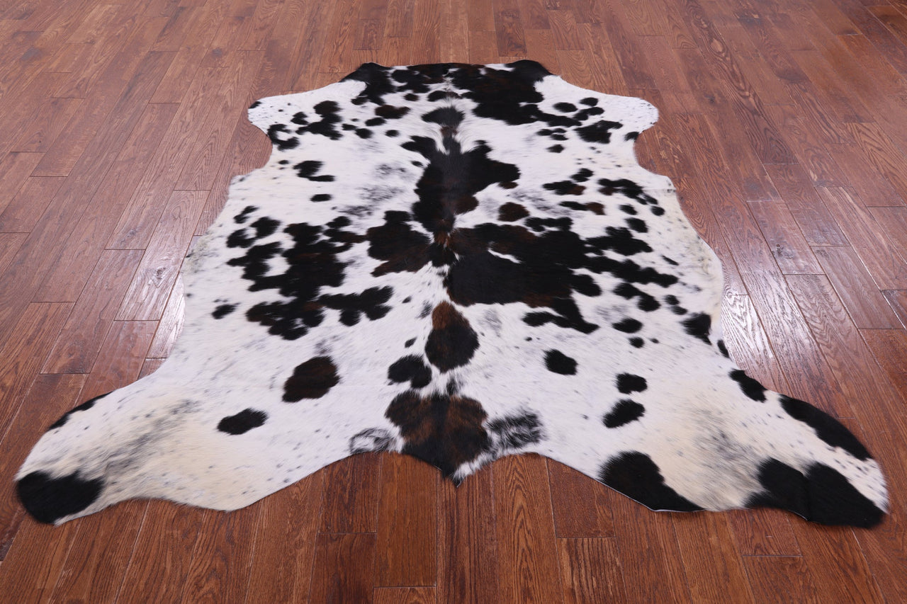 Tricolor Natural Cowhide Rug - Large 6'8"H x 6'6"W