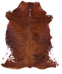 Thumbnail for Brindle Brown Natural Cowhide Rug - Large 6'9