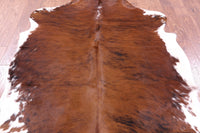 Thumbnail for Brindle Brown Natural Cowhide Rug - Large 6'9