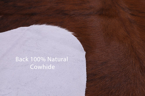 Brindle Brown Natural Cowhide Rug - Large 6'9