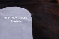 Thumbnail for Tricolor Natural Cowhide Rug - XLarge 7'3