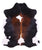 Tricolor Natural Cowhide Rug - X-Large 7'3"H x 6'2"W