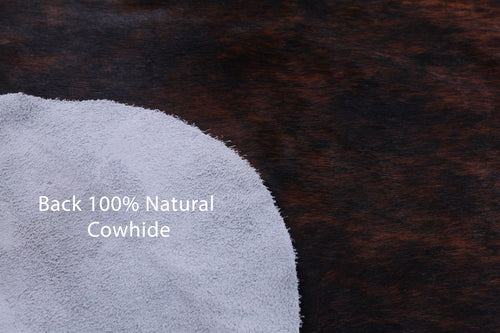 Brindle Natural Cowhide Rug - Large 6'11