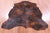 Brindle Brown Natural Cowhide Rug - Large 6'9"H x 5'8"W