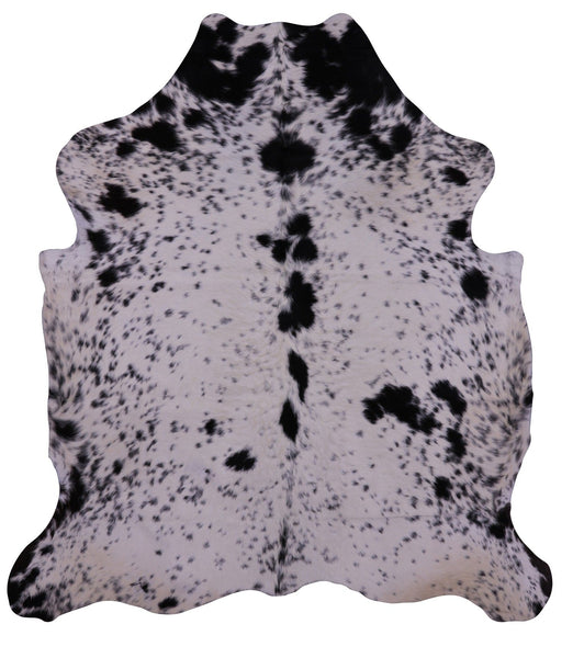 Salt & Pepper Natural Cowhide Rug - Large 6'9"H x 6'2"W
