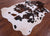 Salt & Pepper Natural Cowhide Rug - Large 6'10"H x 5'6"W