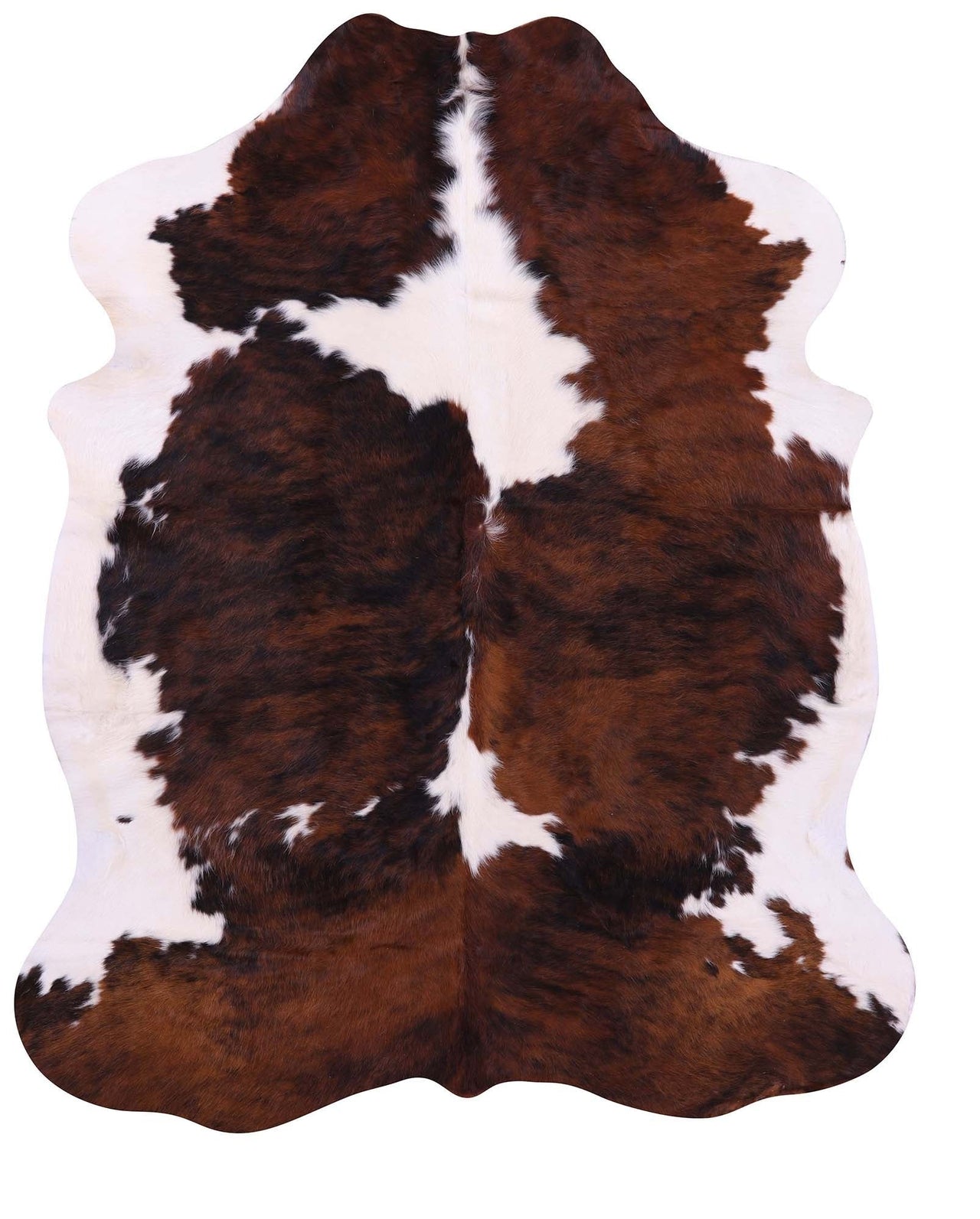 Brindle Natural Cowhide Rug - Large 7'1"H x 5'8"W