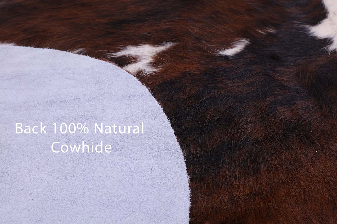 Brindle Natural Cowhide Rug - Large 7'1"H x 5'8"W