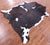 Tricolor Natural Cowhide Rug - Large 6'11"H x 6'5"W