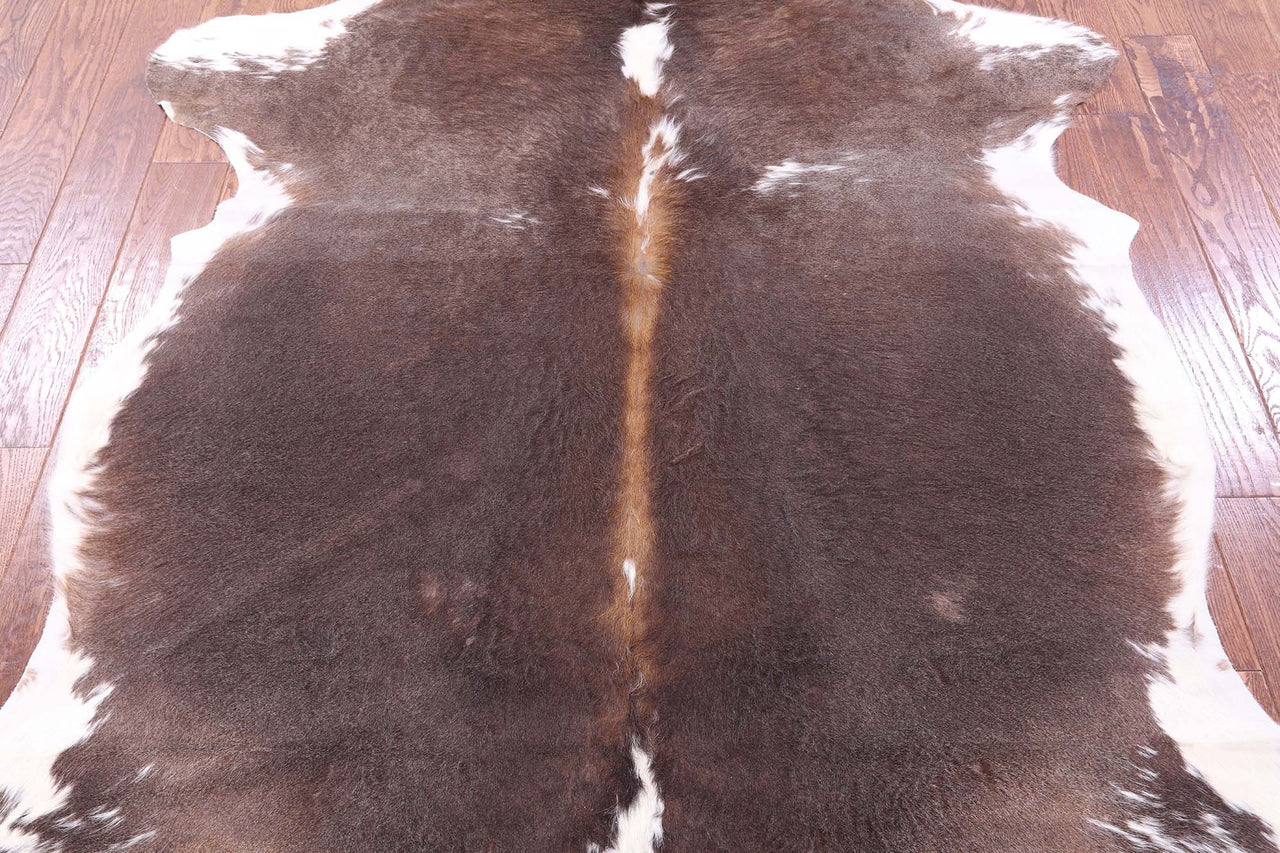 Brown Natural Cowhide Rug - Large 6'11"H x 6'0"W