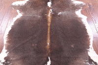 Thumbnail for Brown Natural Cowhide Rug - Large 6'11