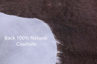 Thumbnail for Brown Natural Cowhide Rug - Large 6'11