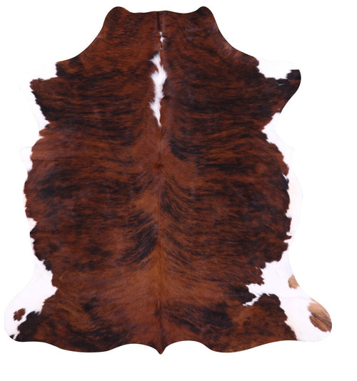 Brindle Natural Cowhide Rug - Large 6'11