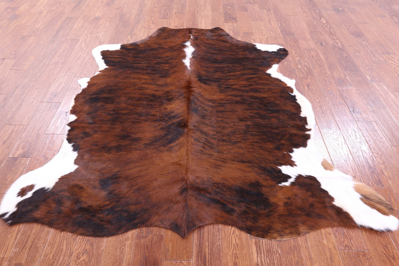 Brindle Natural Cowhide Rug - Large 6'11"H x 5'6"W