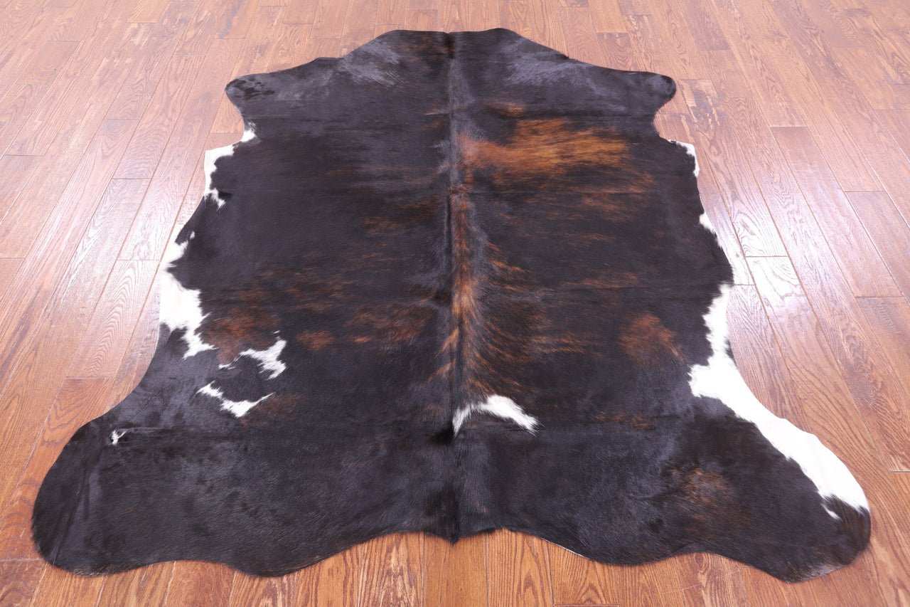 Brindle Natural Cowhide Rug - Large 6'10"H x 5'11"W