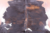 Thumbnail for Brindle Natural Cowhide Rug - Large 6'10