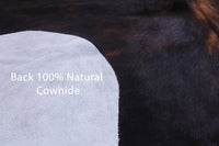 Thumbnail for Brindle Natural Cowhide Rug - Large 6'10