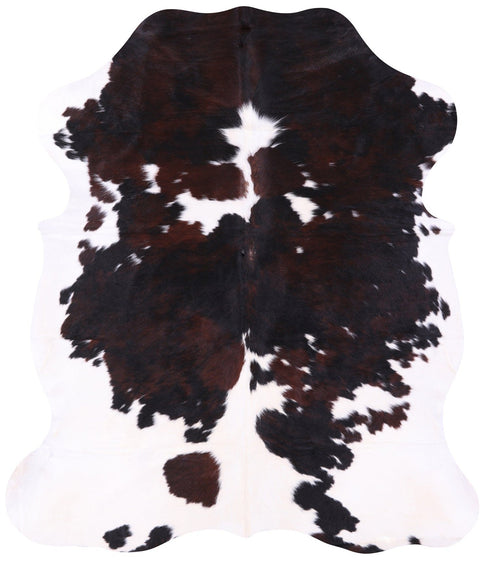 Tricolor Natural Cowhide Rug - Large 6'5