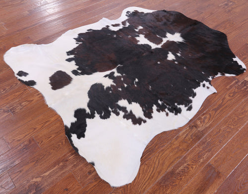 Tricolor Natural Cowhide Rug - Large 6'5
