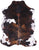 Brindle Natural Cowhide Rug - Large 7'3"H x 5'8"W