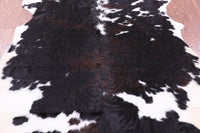 Thumbnail for Black & White Natural Cowhide Rug - Large 7'3