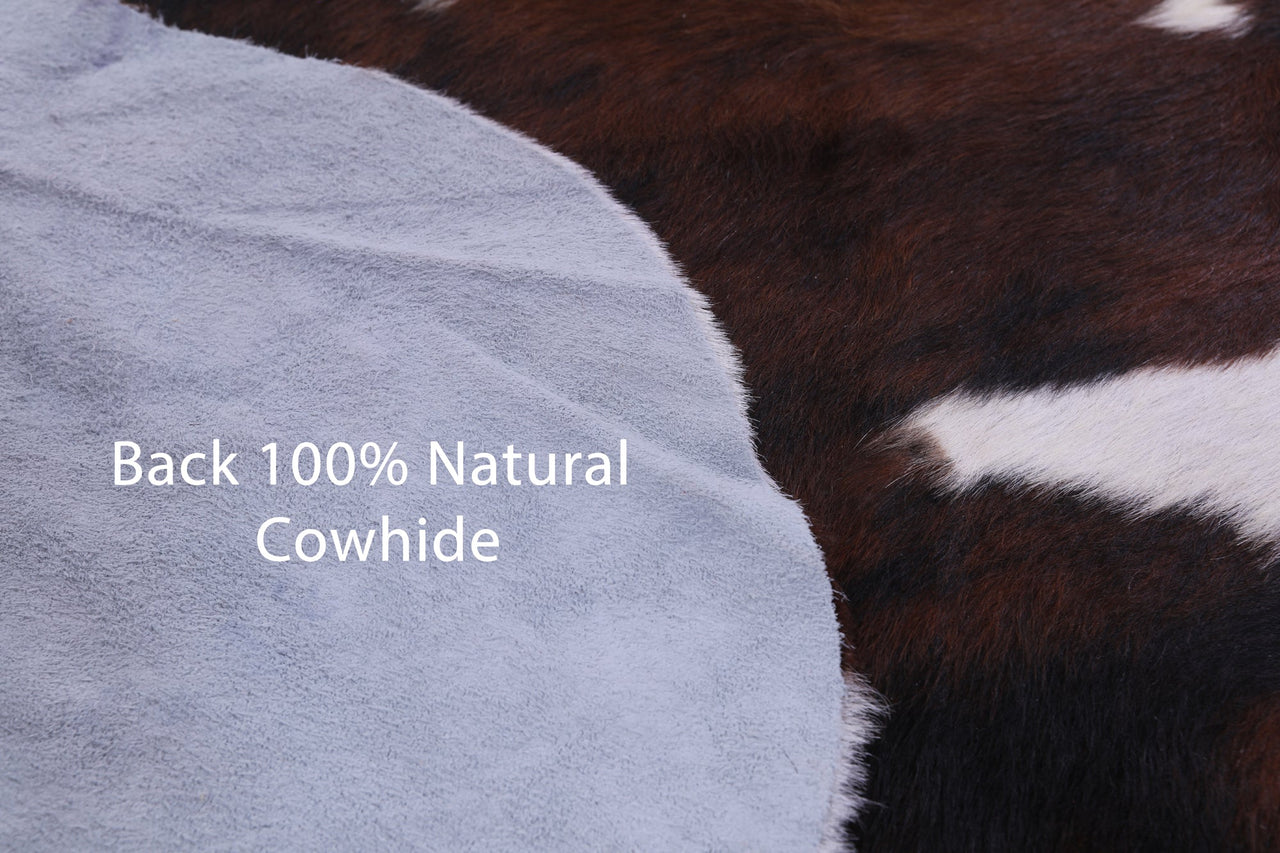 Brindle Natural Cowhide Rug - Large 6'11"H x 6'10"W