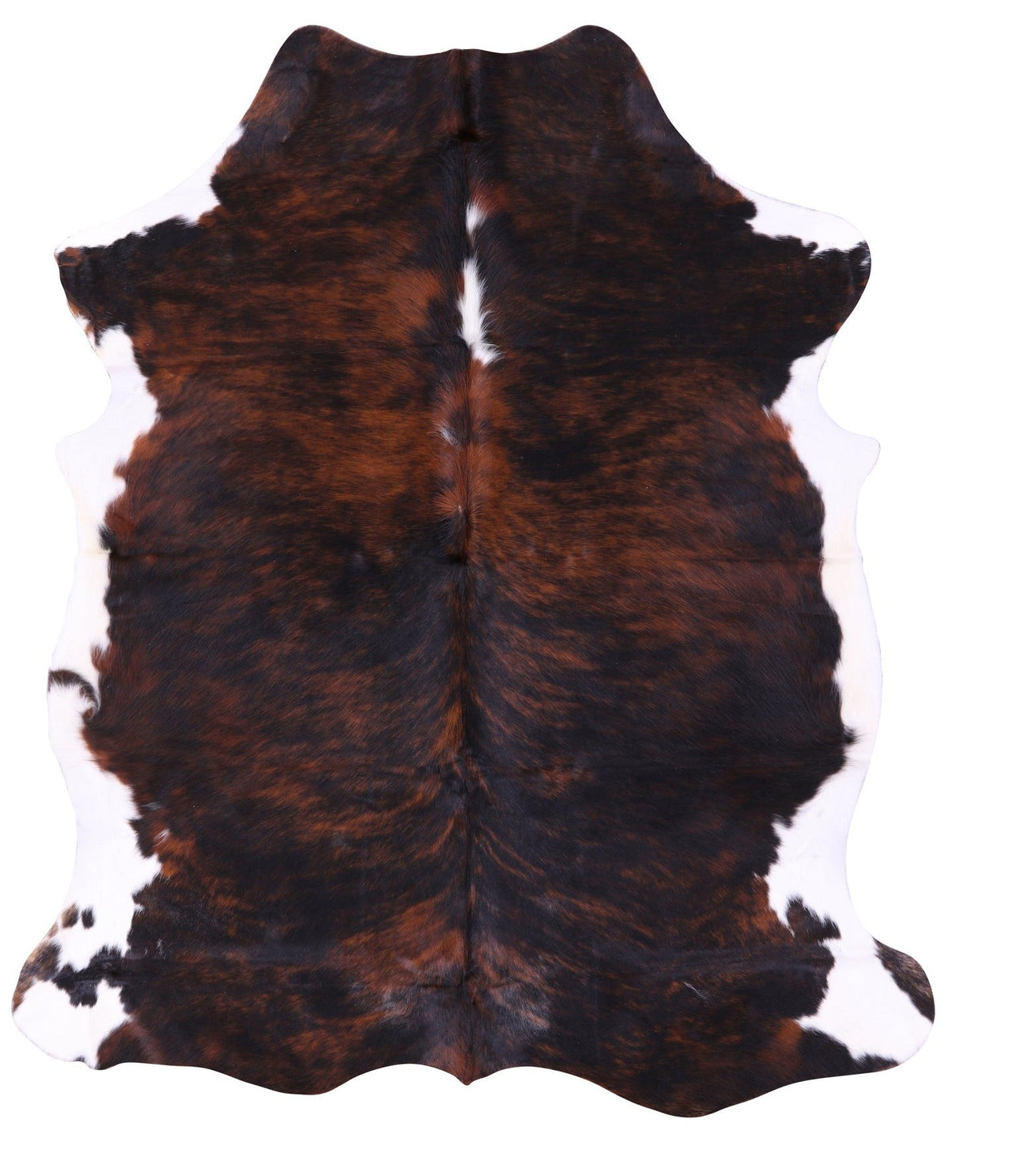 Brindle Natural Cowhide Rug - XLarge 7'0"H x 5'11"W