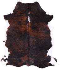 Thumbnail for Brindle Natural Cowhide Rug - XLarge 7'0