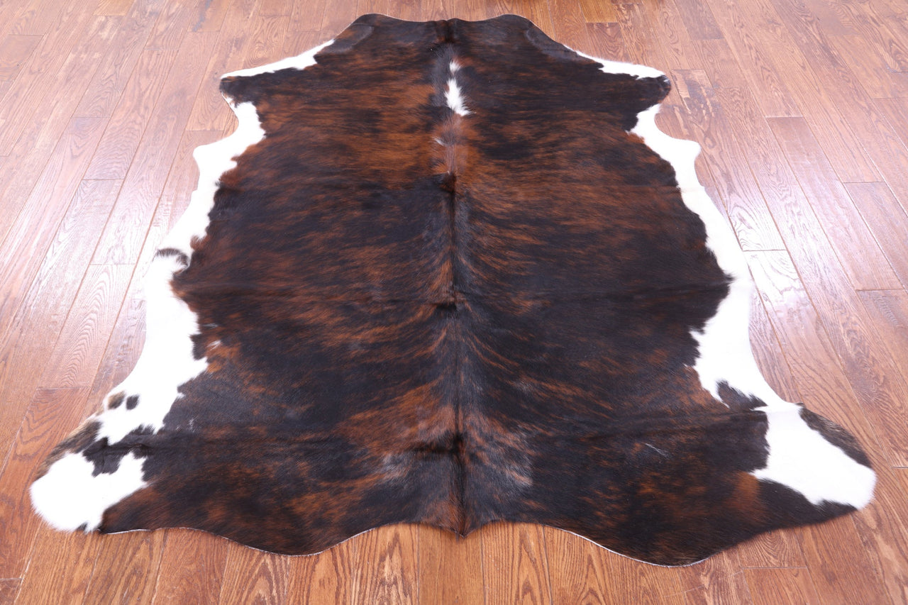 Brindle Natural Cowhide Rug - XLarge 7'0"H x 5'11"W