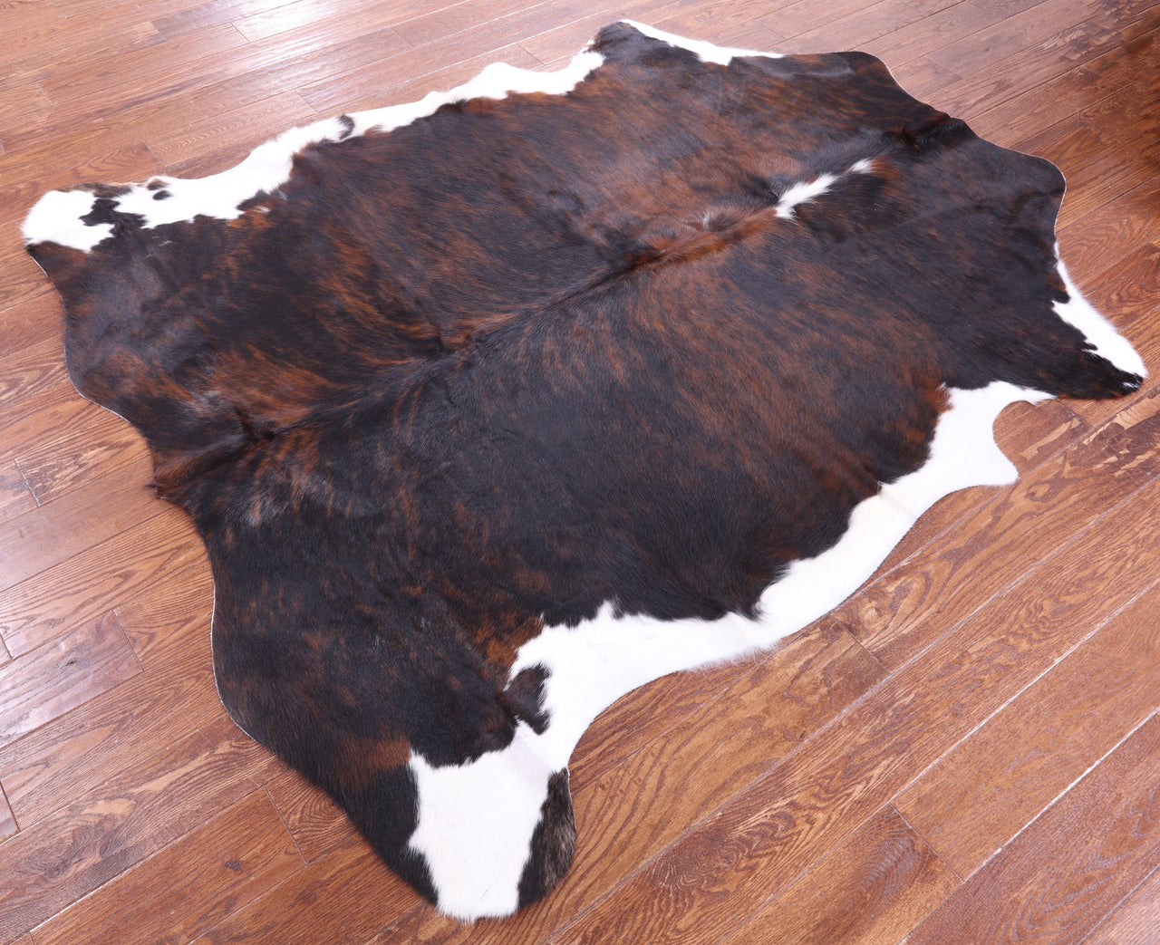 Brindle Natural Cowhide Rug - XLarge 7'0"H x 5'11"W