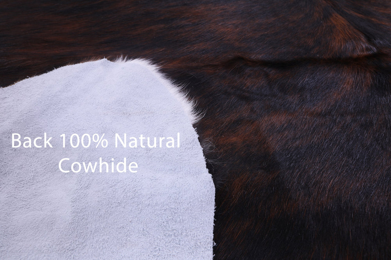 Brindle Natural Cowhide Rug - XLarge 7'0"H x 5'11"W