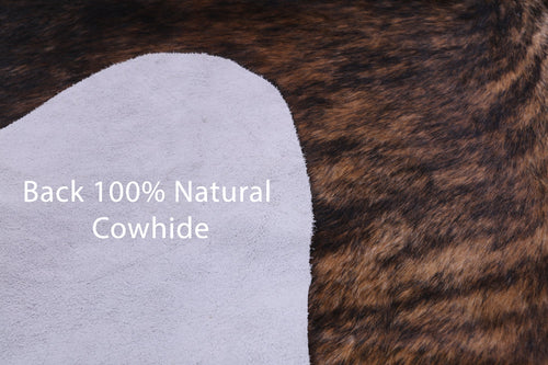 Brindle Natural Cowhide Rug - X-Large 7'3