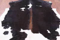 Thumbnail for Black & White Natural Cowhide Rug - Large 6'11