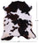 Brown & White Natural Cowhide Rug - Large 6'11"H x 6'5"W