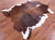 Tricolor Natural Cowhide Rug - Large 6'11"H x 6'1"W