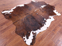 Thumbnail for Tricolor Natural Cowhide Rug - Large 6'11