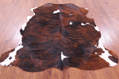 Brindle Natural Cowhide Rug - Large 6'10