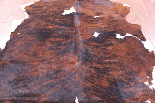 Brindle Natural Cowhide Rug - Large 6'10
