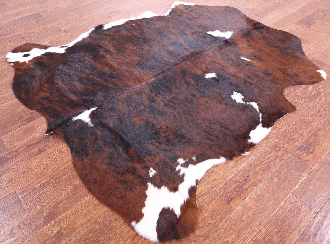 Brindle Natural Cowhide Rug - Large 6'10"H x 6'4"W