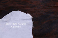 Thumbnail for Brindle Natural Cowhide Rug - Large 6'10