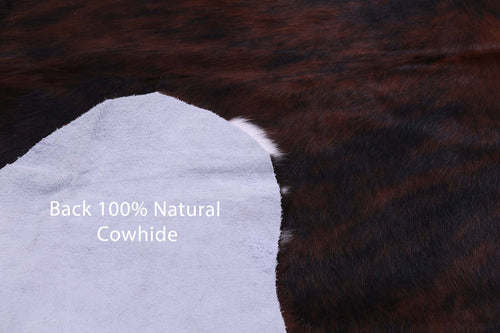 Brindle Natural Cowhide Rug - Large 6'10