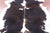 Black & White Natural Cowhide Rug - Large 7'3"H x 5'7"W