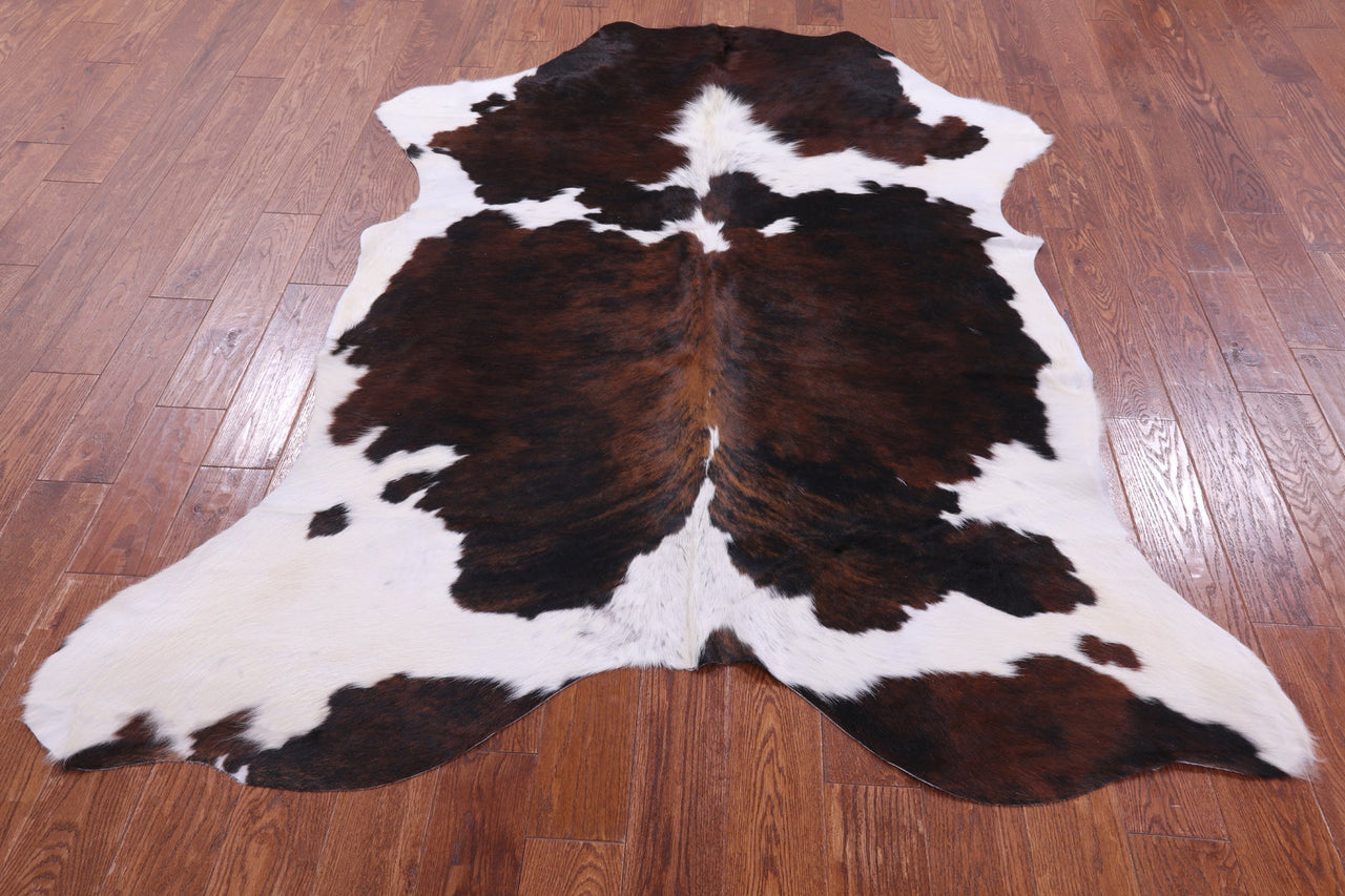 Tricolor Natural Cowhide Rug - Large 6'10"H x 5'10"W