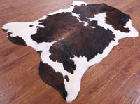 Thumbnail for Tricolor Natural Cowhide Rug - Large 6'10