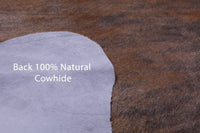 Thumbnail for Brindle Natural Cowhide Rug - XLarge 7'1