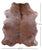 Light Brindle Natural Cowhide Rug - X-Large 7'1"H x 5'11"W